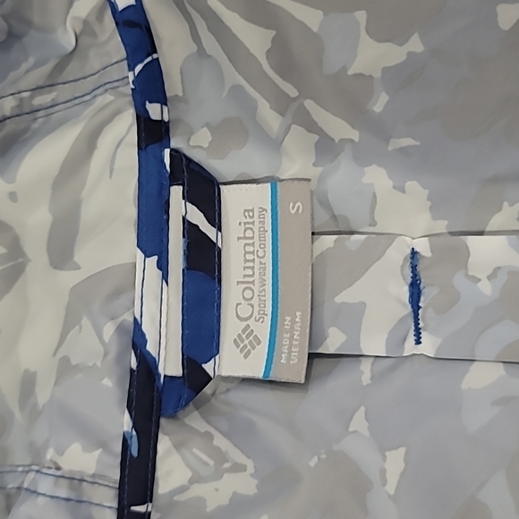 Columbia Flash Forward Printed Zippered Windbreaker Size S - Picture 12 of 17